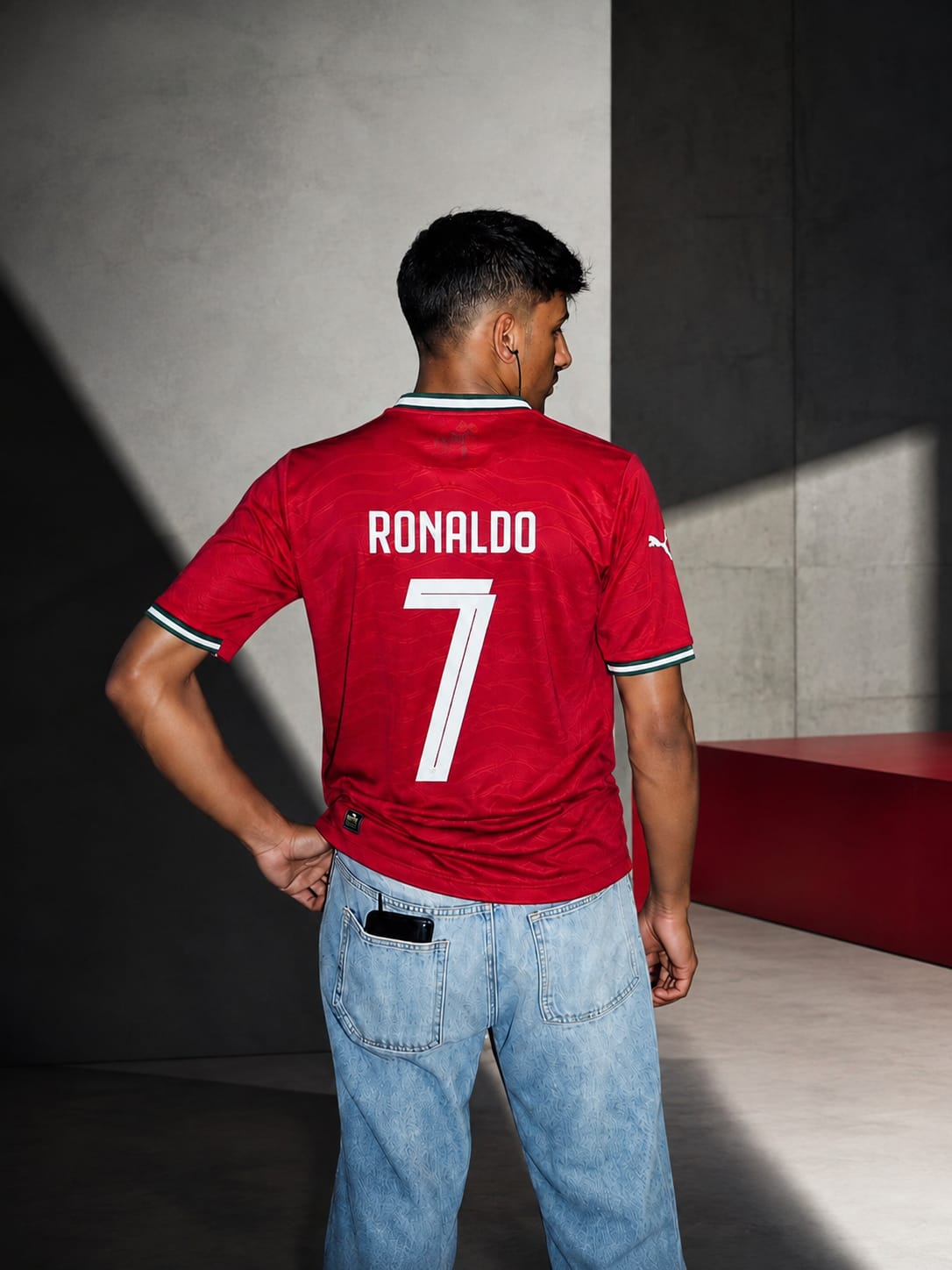 Portugal Football Jersey - Red